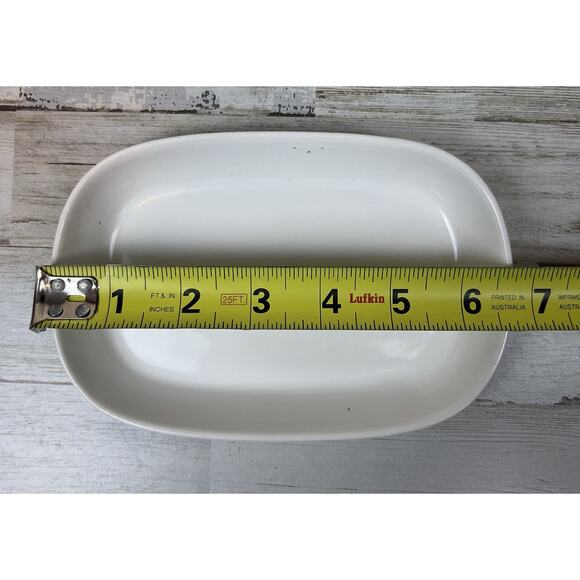 Lot of 5 Vtg Pfaltzgraff United & Delta Airline Service Dishes 7×5 White Ceramic - Picture 5 of 10